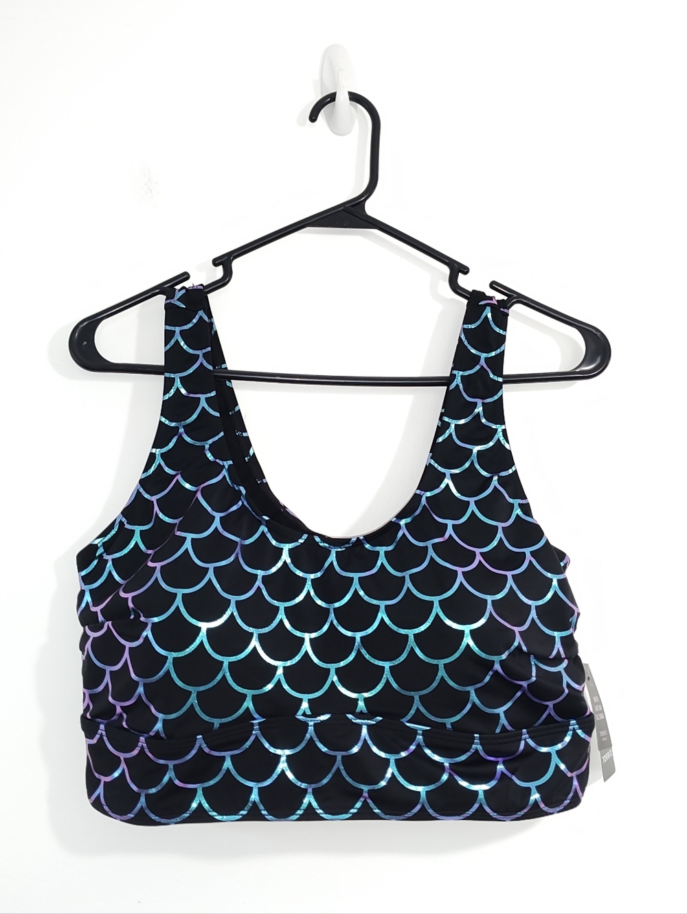 Torrid Mermaid Scale Scoop Bikini Top Iridescent 2 Nwt